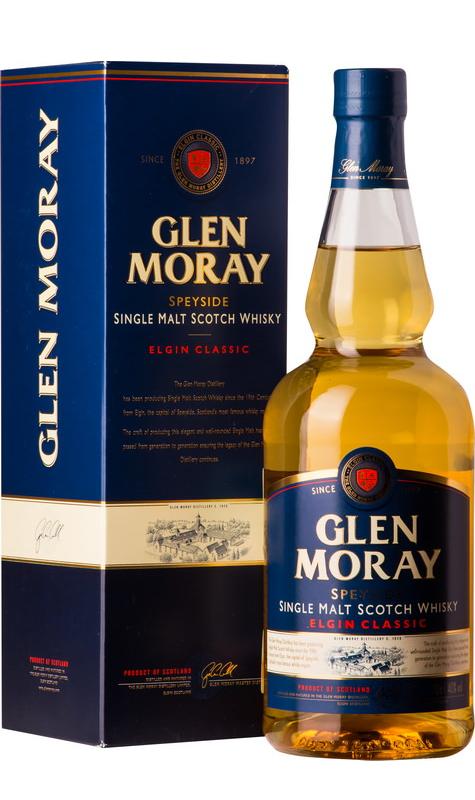 Виски Glen Moray Single Malt Elgin Classic подарочная упаковка