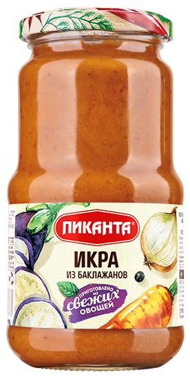 Икра из баклажанов Пиканта, 450 гр., стекло