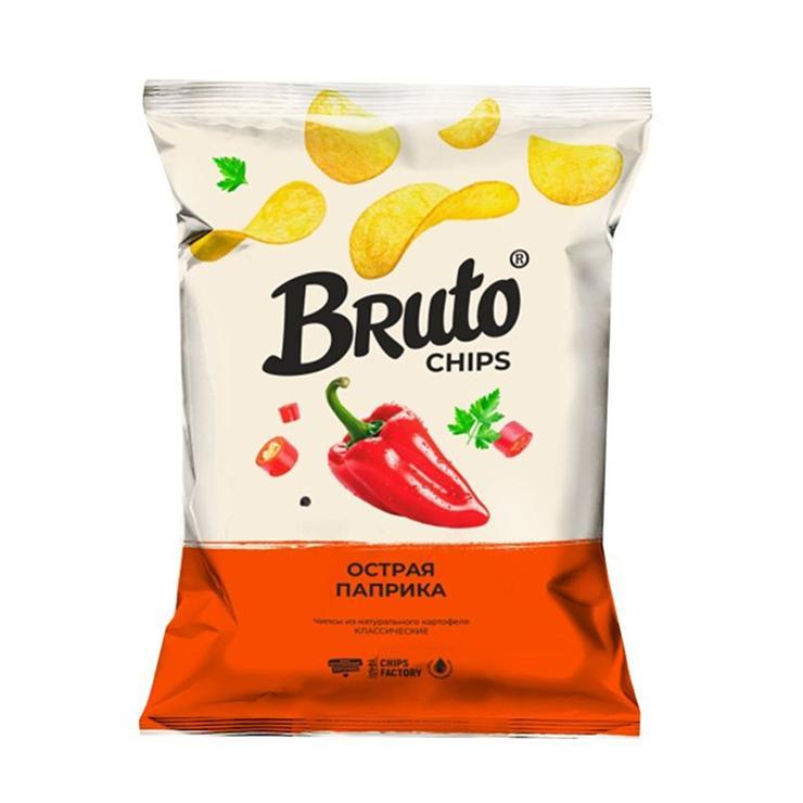 Картошечка Bruto Острая паприка 120 гр., флоу-пак