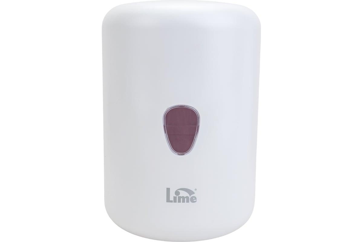 Диспенсер для полотенец LIME maxi с центральной вытяжкой без дозатора 1 шт/уп Россия 931300 белый., картон