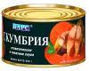 Скумбрия Барс атлантическая в томатном соусе 250 гр., ж/б