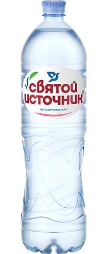 Вода негазированная Святой источник 1,5 л., ПЭТ
