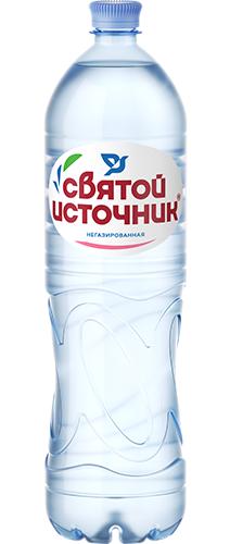 Вода Святой источник питьевая негазированная, 1,5 л., ПЭТ