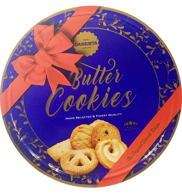 Печенье Danesita Butter cookies 340 гр., ж/б