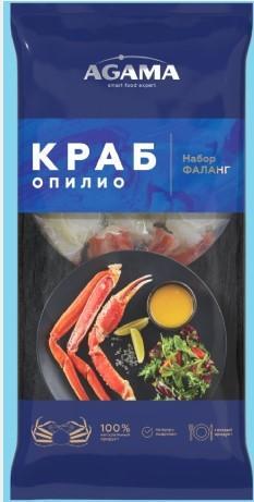 Краб AGAMA Опилио набор фаланг в/м 400 гр., флоу-пак