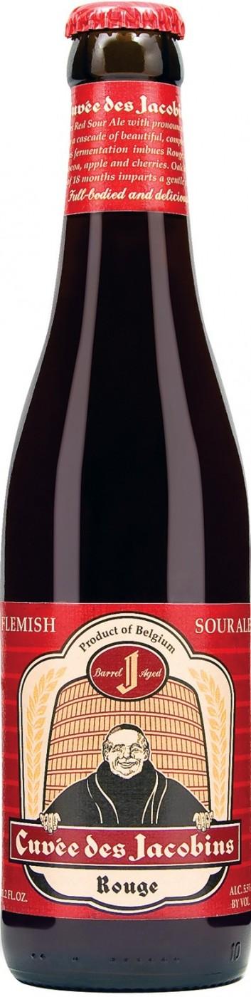 Пиво темное фильтрованное Jacobins Cuvee des Jacobins Rouge 5,5%, 330 мл., стекло