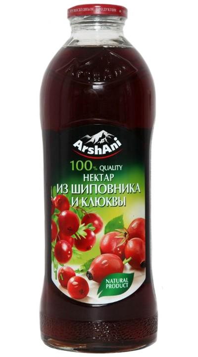 Нектар ArshAni из шиповника и клюквы 1 л., стекло