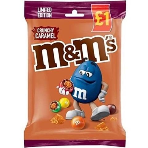 Драже M&M's Crunchy Caramel 80 гр., флоу-пак