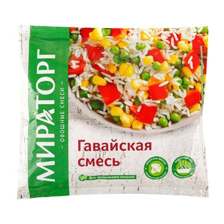 Смесь овощная Мираторг гавайская з/м 400 гр., флоу-пак