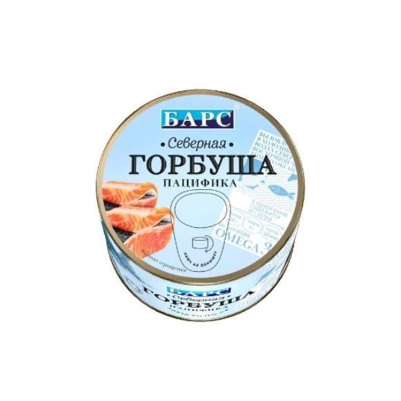 Горбуша Барс натуральная north pacific северная пацифика 245 гр., ж/б