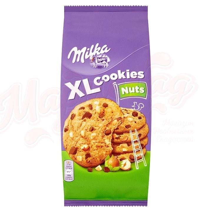 Печенье Milka Cookies Hazelnut с лесным орехом 184 гр., флоу-пак