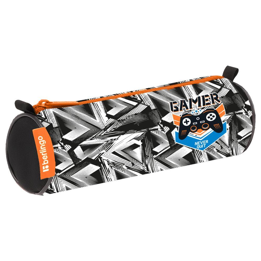 Пенал тубус Berlingo Never quit 210х60 1 отделение полиэстер, пакет