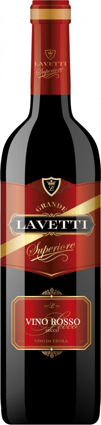 Вино Lavetti, Rosso 11,5% столовое сухое красное, Россия, 750 мл., стекло