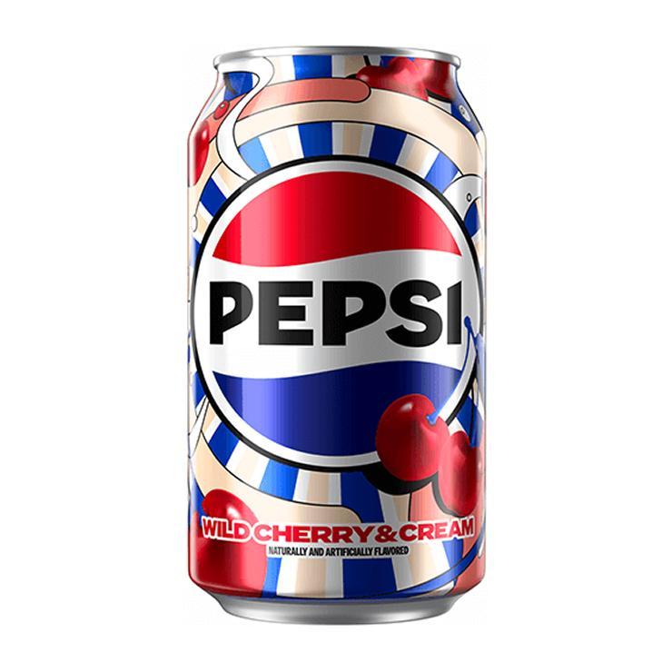 Напиток сильногазированный Pepsi Wild Cherry and cream США 355 мл., ж/б