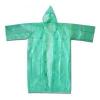 Дождевик-пончо полиэтиленовый с резинкой на рукавах, 80х120 см., зеленый А.Д.М.