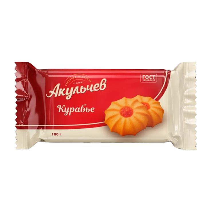 Печенье Акульчев курабье 180 гр., флоу-пак