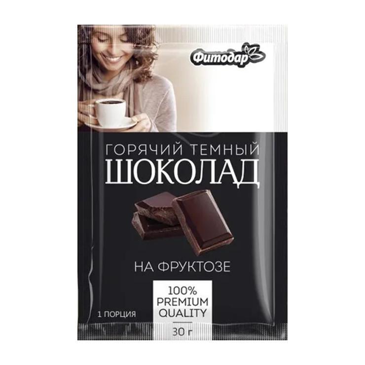 Шоколад горячий Фитодар темный на фруктозе 30 гр., саше