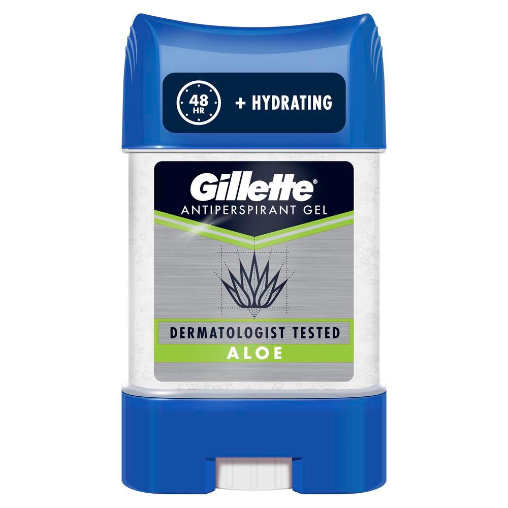 Гелевый дезодорант-антиперспирант Aloe Gillette, 70 мл., пластиковая упаковка