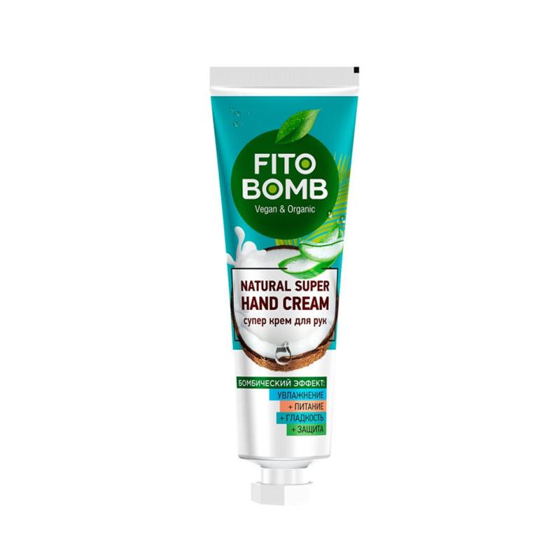 Крем Fito Bomb для рук увлажнение Питание Гладкость Защита, 24 мл., пластиковая туба