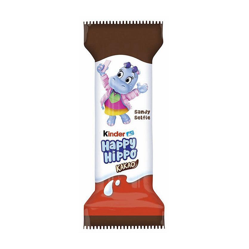 Батончик Kinder Happy Hippo cacao 20,7 гр., флоу-пак