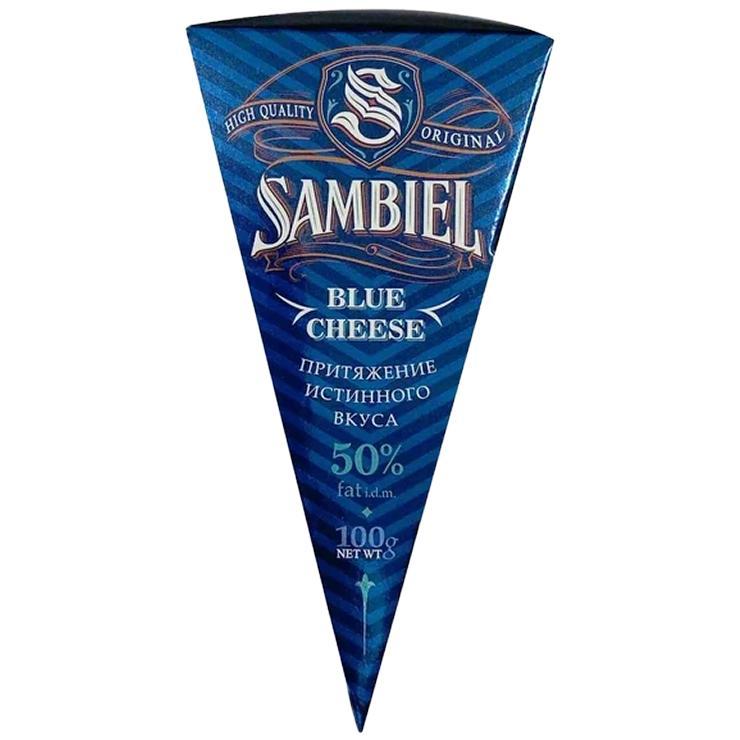 Сыр Sambiel с голубой плесенью 100 гр., картон