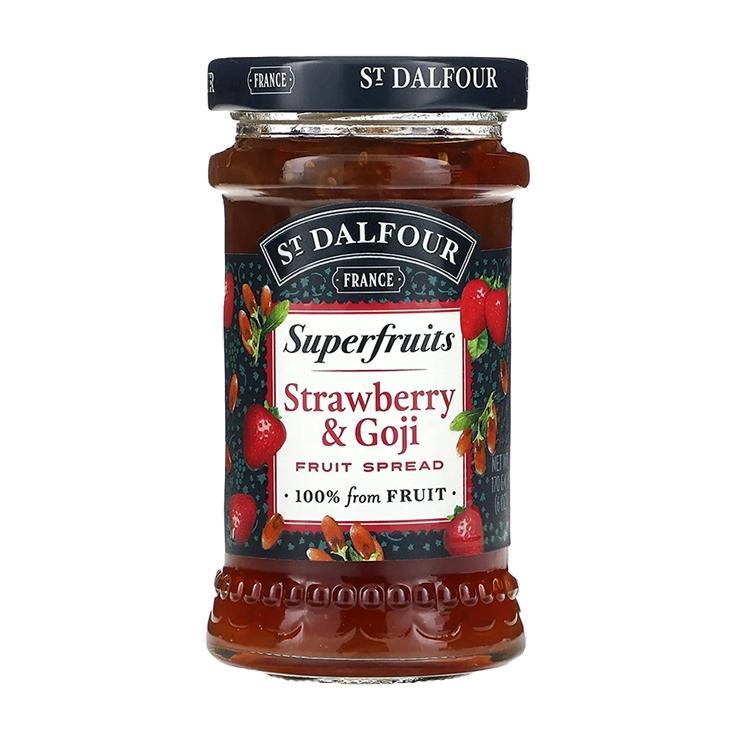 Джем St. Dalfour Superfruits клубника ягоды годжи 170 гр., стекло