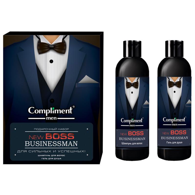 Набор Compliment men BOSS ПН №1771 шампунь для волос 250 мл., гель для душа 250 мл., картон