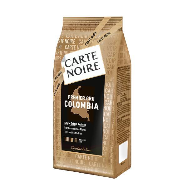 Кофе натуральный жареный в зернах Carte Noire Колумбия 200 гр., флоу-пак