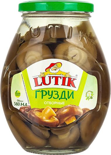 Грузди Lutik отборные 580 мл., стекло