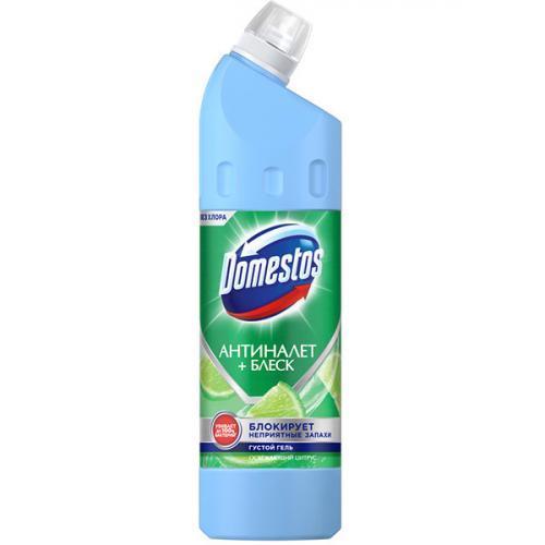Гель чистящий универсальный Domestos Освежающий цитрус Антиналет + Блеск 750 мл., ПЭТ