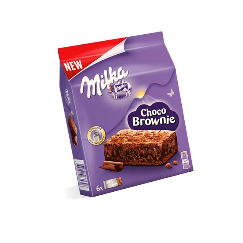 Пирожное Milka Choco Brownie бисквитное 150 гр., флоу-пак