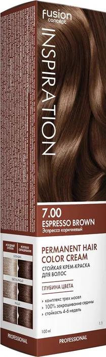 Краска для волос Concept Fusion Эспрессо коричневый Espresso Brown 7.00 100 мл., картон