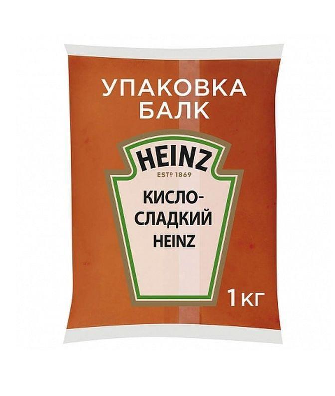 Соус Нeinz деликатесный кисло-сладкий оригинальный балк 1 кг., пластиковый пакет