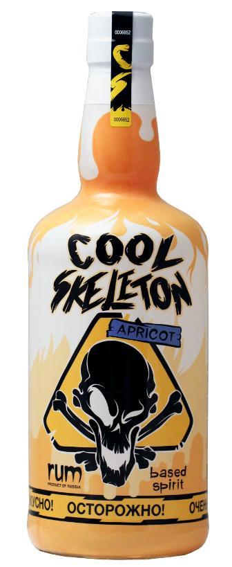 Напиток ромовый Cool Skeleton Абрикос 37,5% Россия 700 мл., стекло