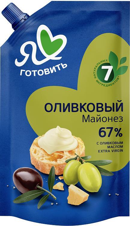 Майонез Московский Провансаль Оливковый 67% 390 мл., дой-пак