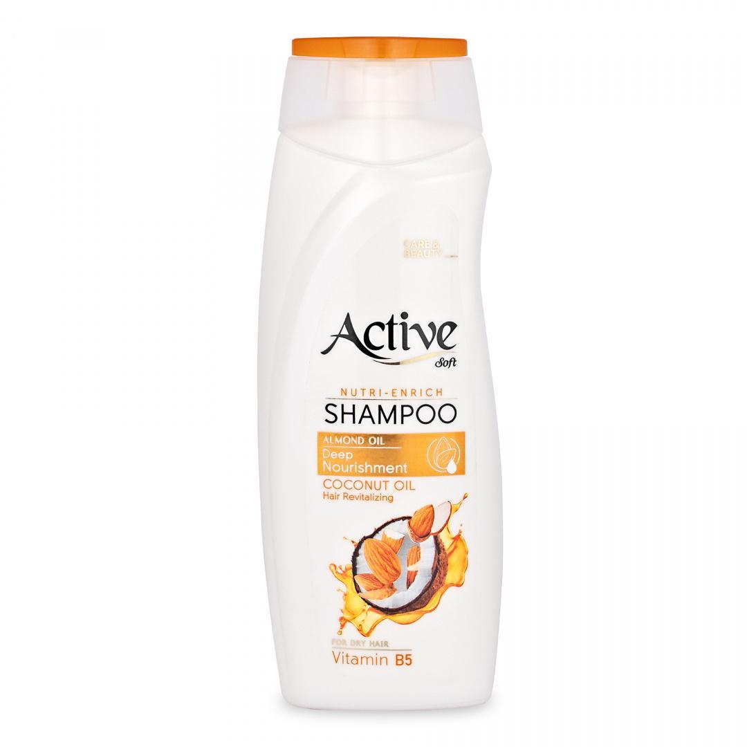 Шампунь Active Care & Beauty питательный с кокосовым маслом и витамином B5 350 мл., флакон