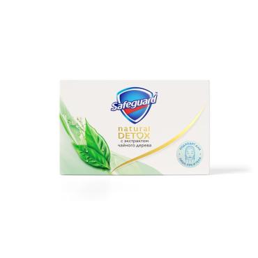 Мыло Экстракт Чайного дерева Safeguard Natural Detox, 120 гр., обертка фольга/бумага