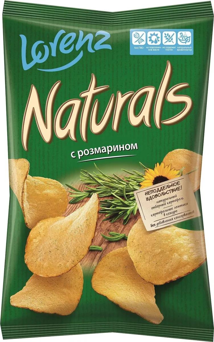 Чипсы Naturals картофельные с розмарином 100 гр., флоу-пак