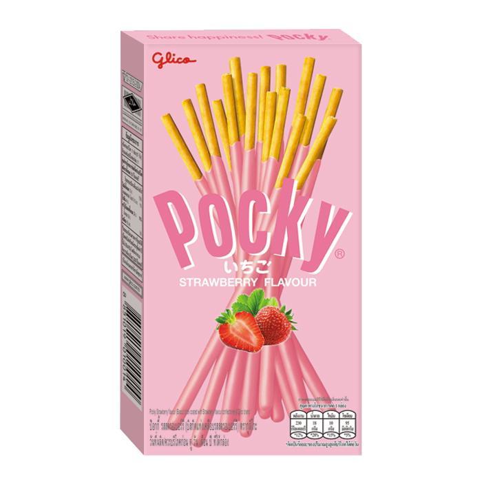 Палочки Pocky Клубника 47 гр., картон