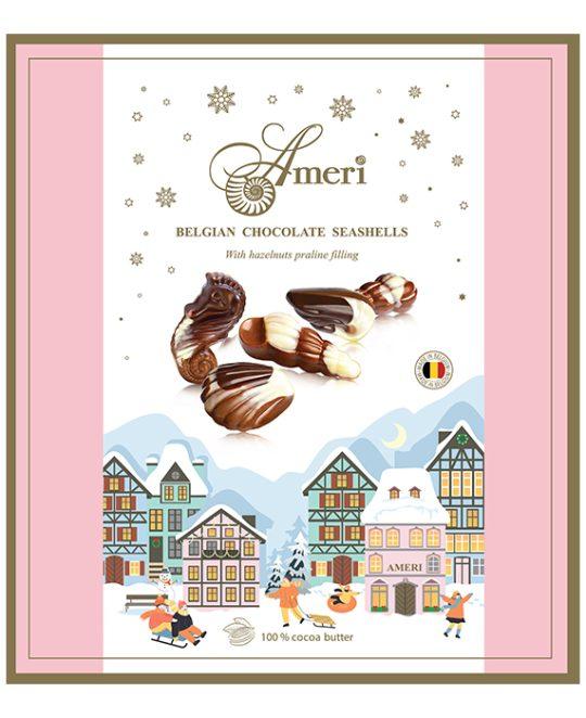 Конфеты Ameri шоколадные с ореховым кремом 250 гр., картон