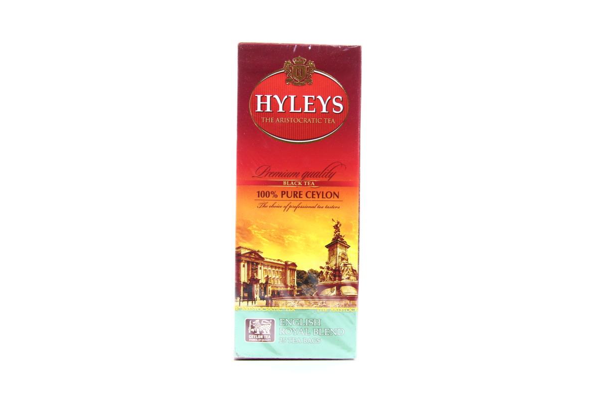 Чай Hyleys Английский Королевский купаж черный, 25 пакетов, 50 гр., картон