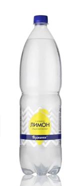 Вода Волжанка газированная с ароматом Лимон, 1,5 л., ПЭТ