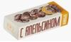 Пряники Полёт шоколадные с кусочками апельсина 250 гр., картон