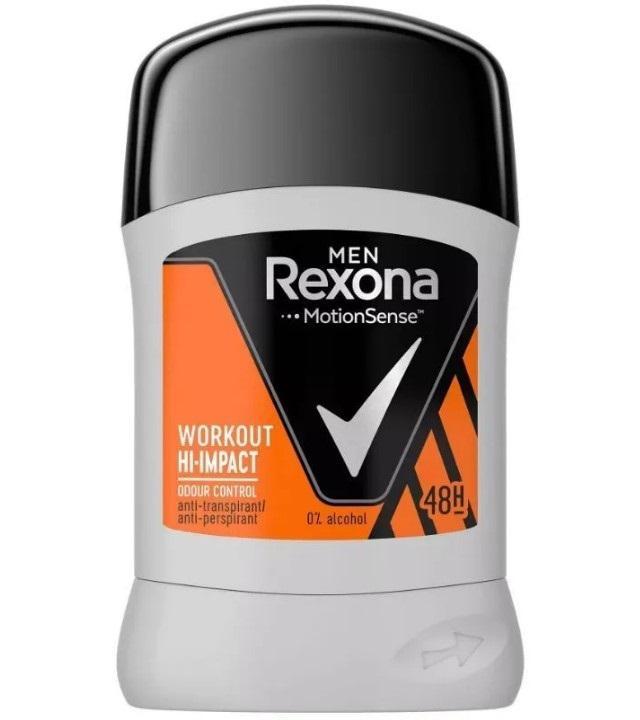 Антиперспирант Rexona Workout мужской стик 50 мл., ПЭТ