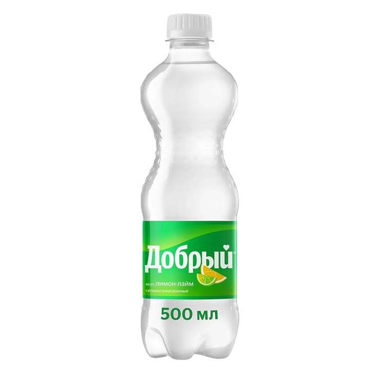 Напиток газированный Добрый лимон лайм 500 мл., ПЭТ