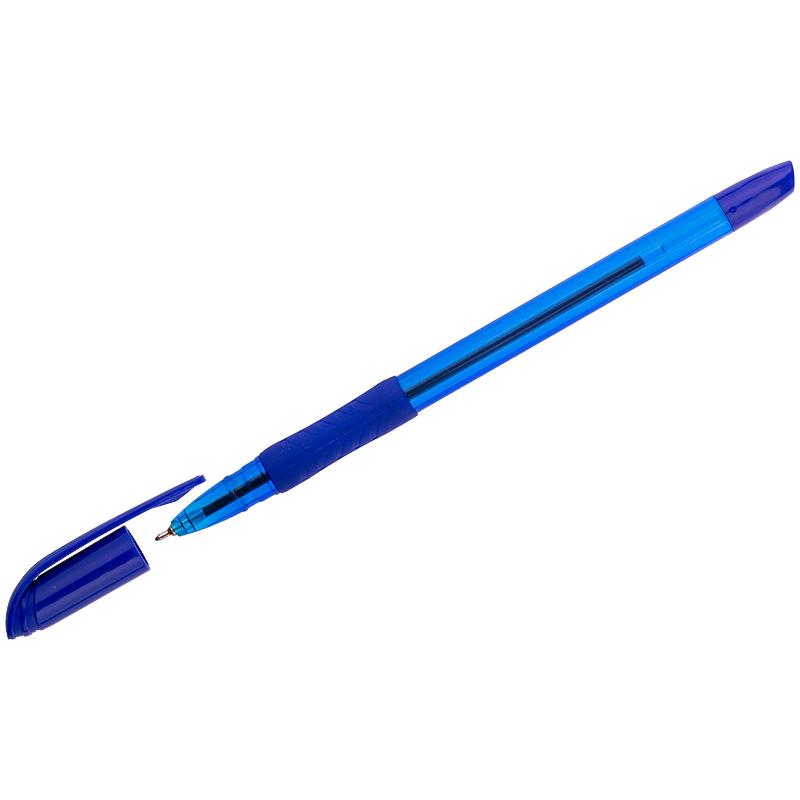 Ручка шариковая OfficeSpace Nord синяя, 0,7мм, грип, на масляной основе, штрихкод
