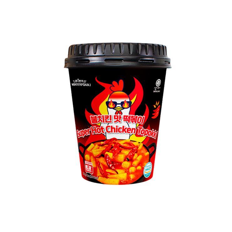 Палочки рисовые Wonderpokki суперострые 120 гр., стакан