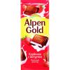 Шоколад Alpen Gold молочный клубникаи йогурт, 85 гр., флоу-пак