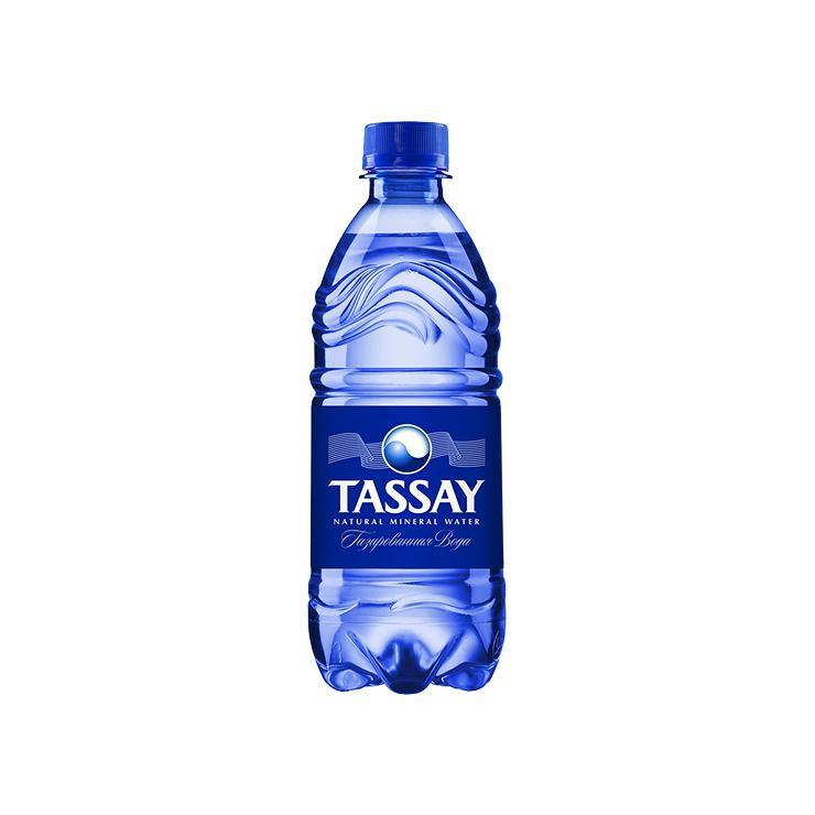 Вода газированная Tassay питьевая 500 мл., ПЭТ