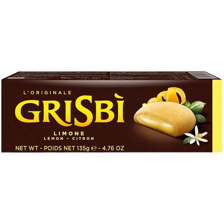 Печенье Grisbi с начинкой из цитрусового крема 135 гр., картон